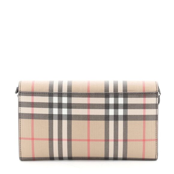 NWT BURBERRY HOUSE CHECK HANNAH CROSSBODY BAG CLUTCH - Picture 2 of 10